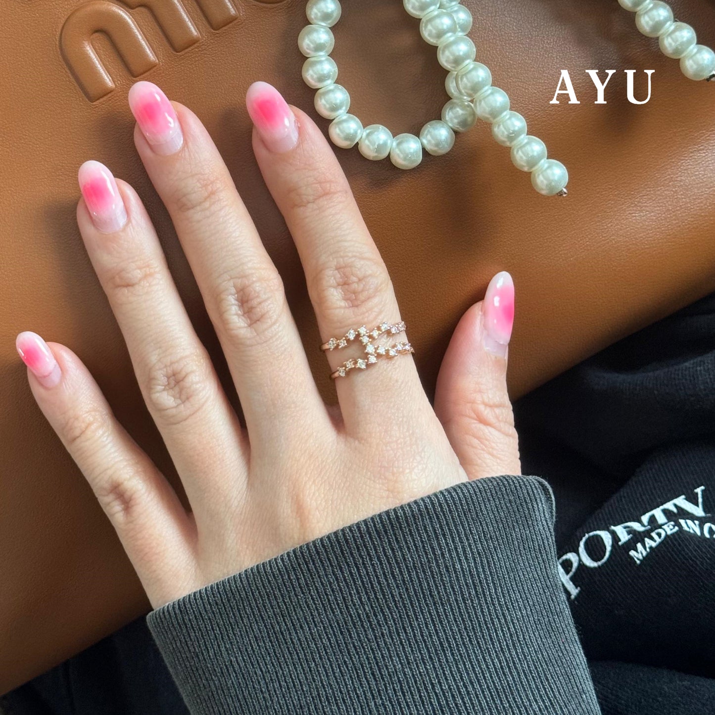 AYU Cincin Emas - Double Milky Way Ring 16k Yellow Gold