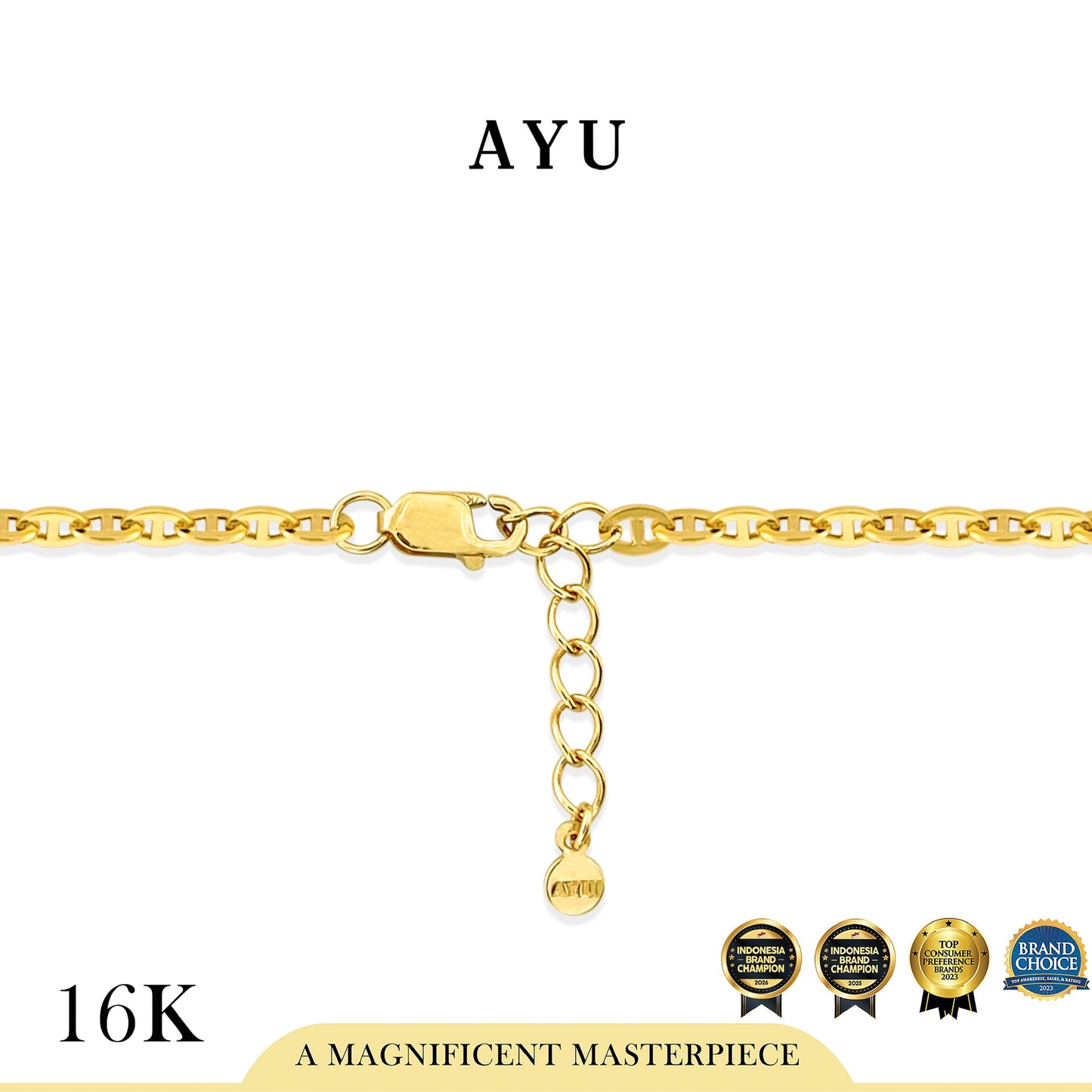 AYU Gelang Emas - Hemmy Bracelet 16k Yellow Gold
