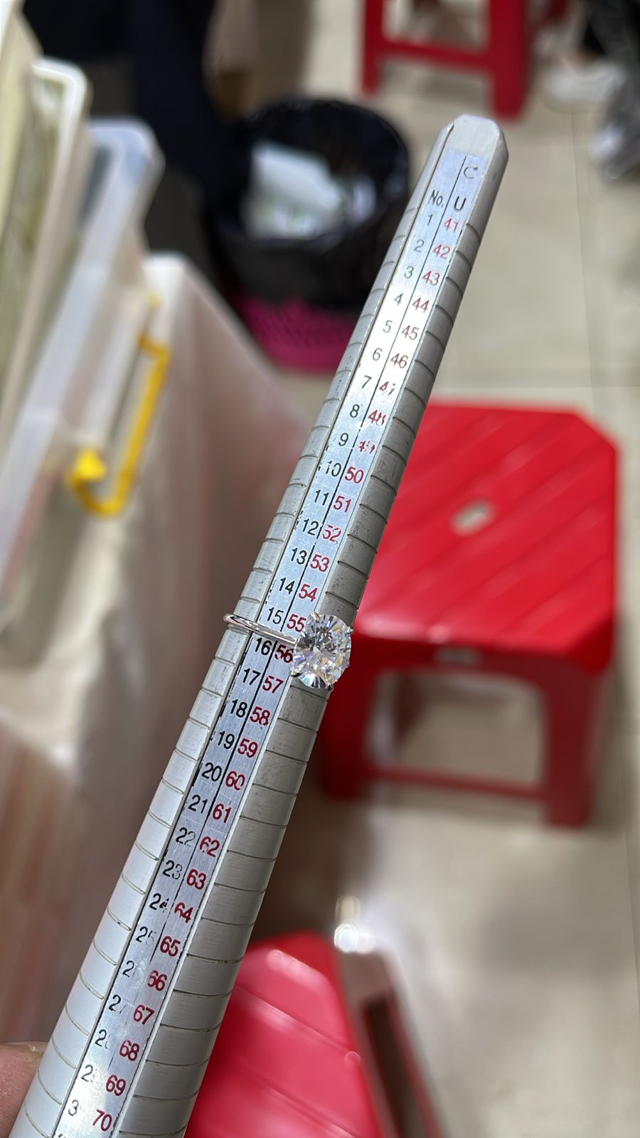 AYU Cincin Emas- The Ayu Djudju Ring 8k white gold