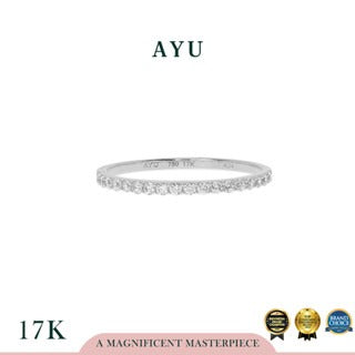 AYU Cincin Emas - The Original AYU Stack 17K White Gold