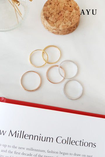 AYU Cincin Emas - The Original Ayu Stack 16K Yellow Gold