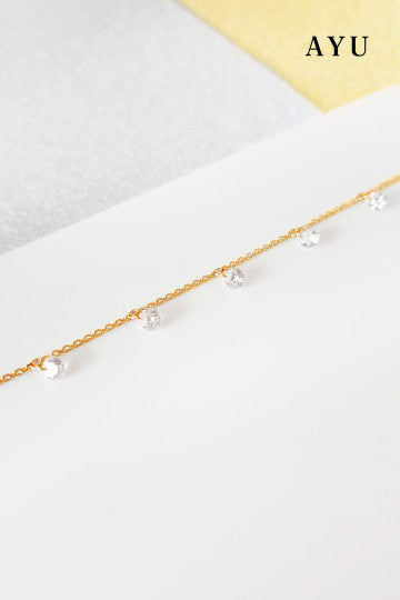 AYU 5 Candy Pop Chain Bracelet 16K Yellow Gold