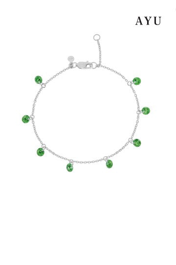 AYU 8 Candy Pop Chain Bracelet 17k White Gold