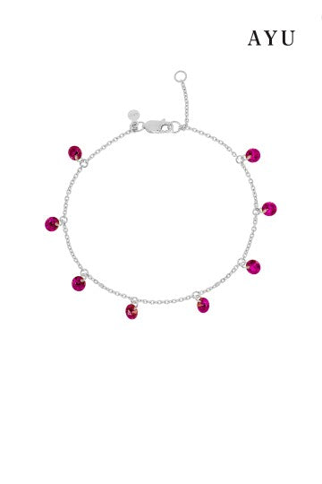 AYU 8 Candy Pop Chain Bracelet 17k White Gold