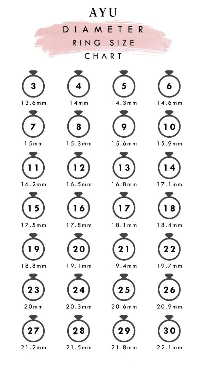 AYU Cincin Emas - Golden Daisy Ring 17K Rose Gold