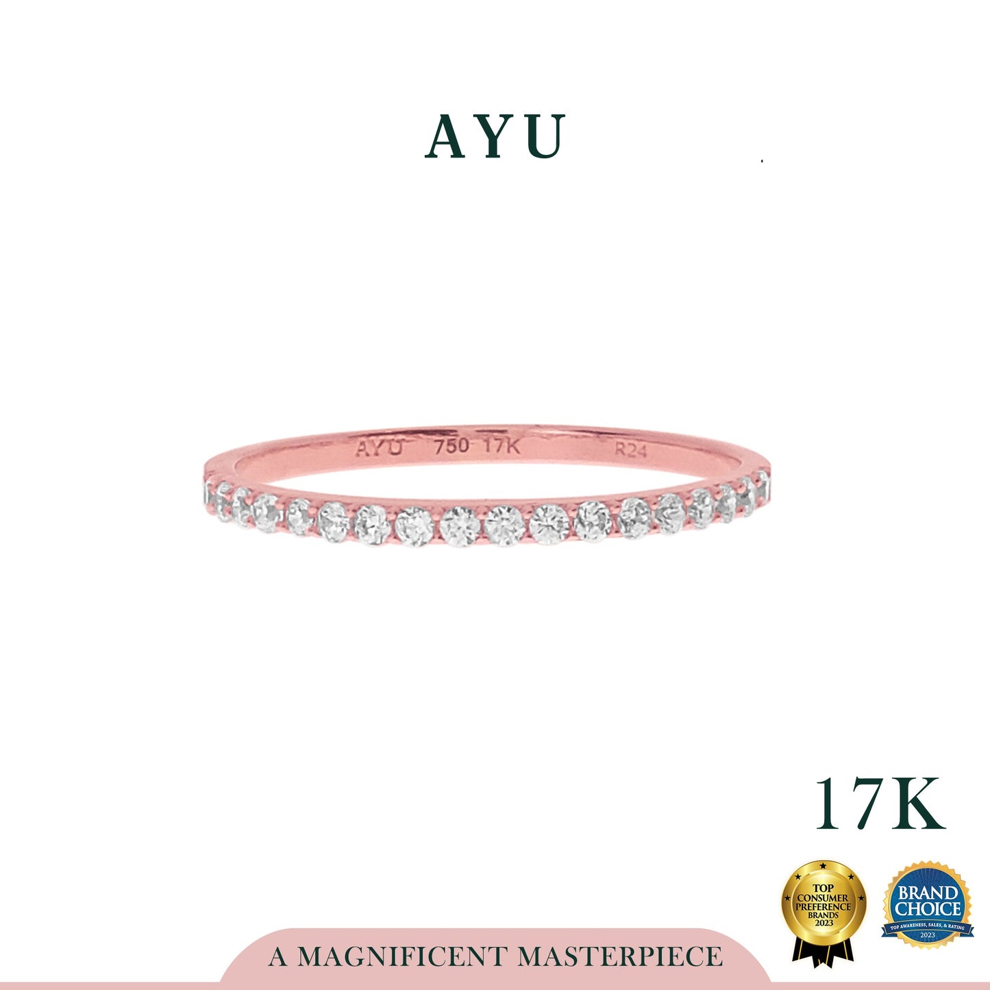 The Original AYU Stack 17K Rose Gold