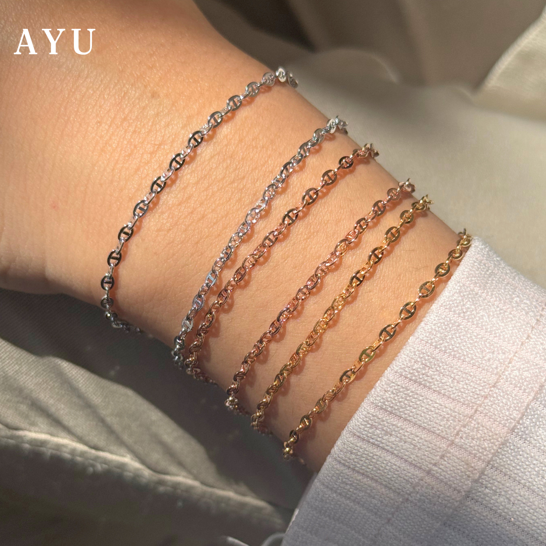 AYU Gelang Emas - Hemmy Bracelet 17k Rose Gold