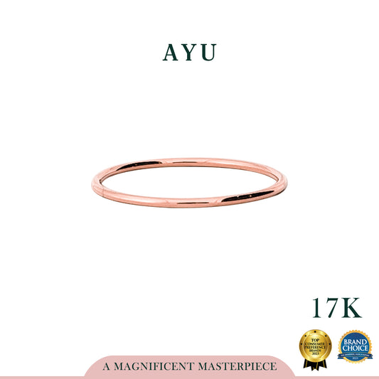 AYU Cincin Emas - Golden Benang Ring 17k Rose Gold