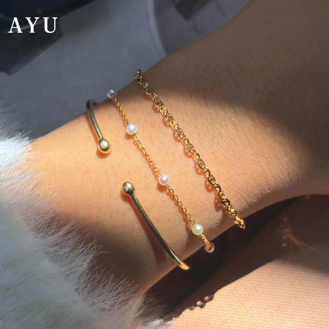 AYU Gelang Emas - Hemmy Bracelet 17k Rose Gold