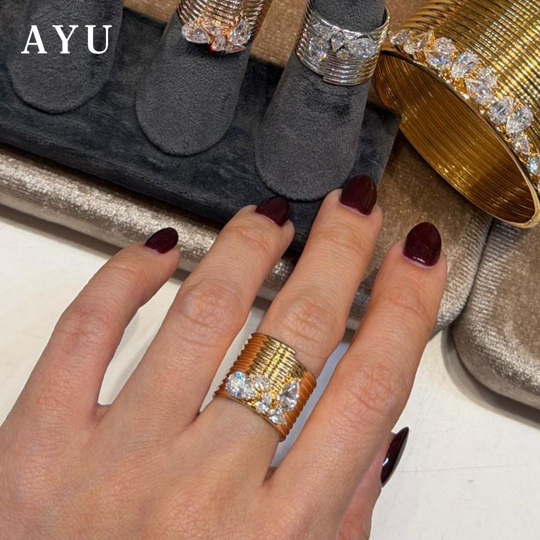 AYU Cincin Emas - Cleopatra Ring 16k Yellow Gold