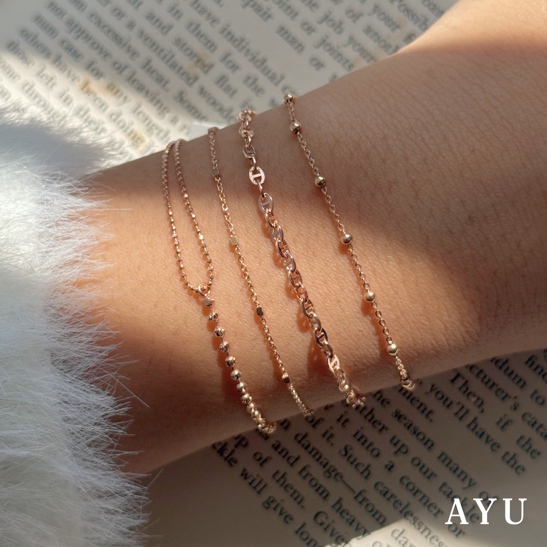 AYU Gelang Emas - Hemmy Bracelet 17k Rose Gold