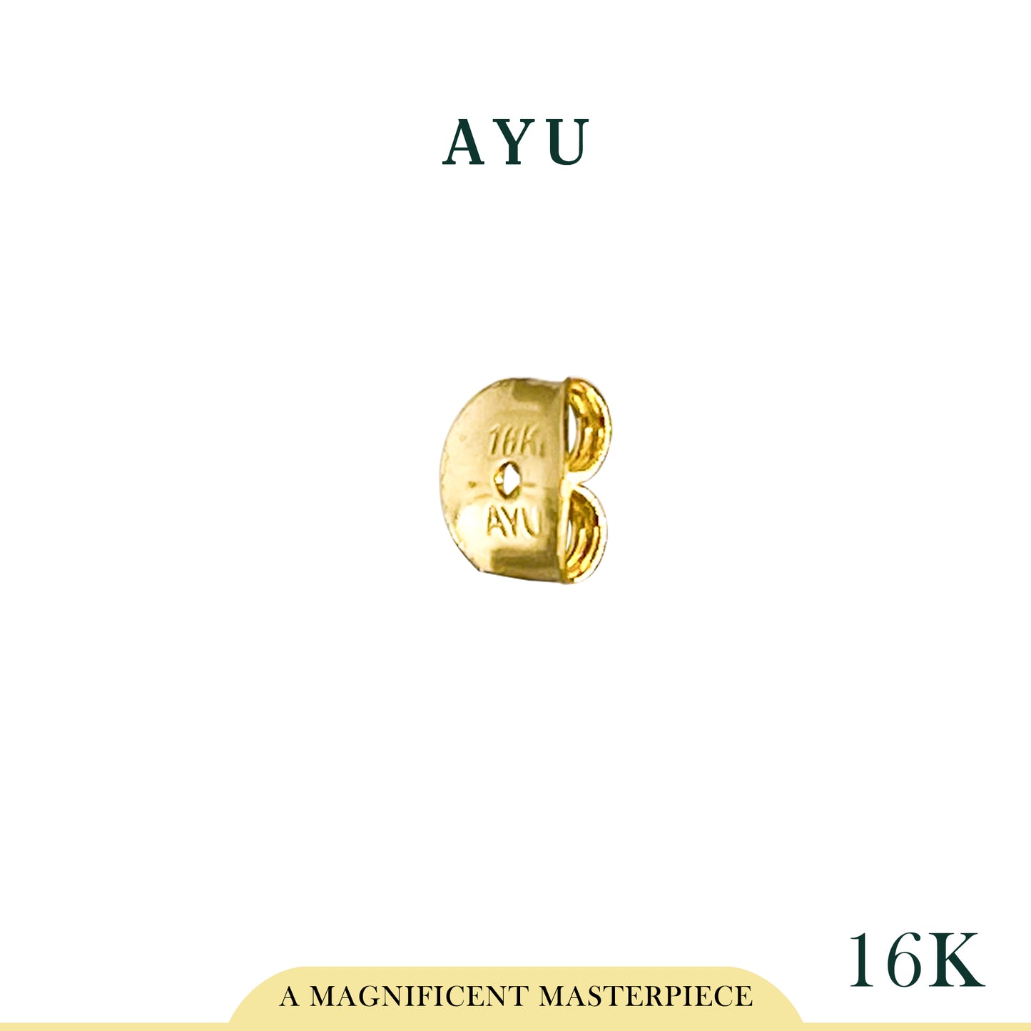 AYU Ulir Anting Emas 16k Yellow Gold