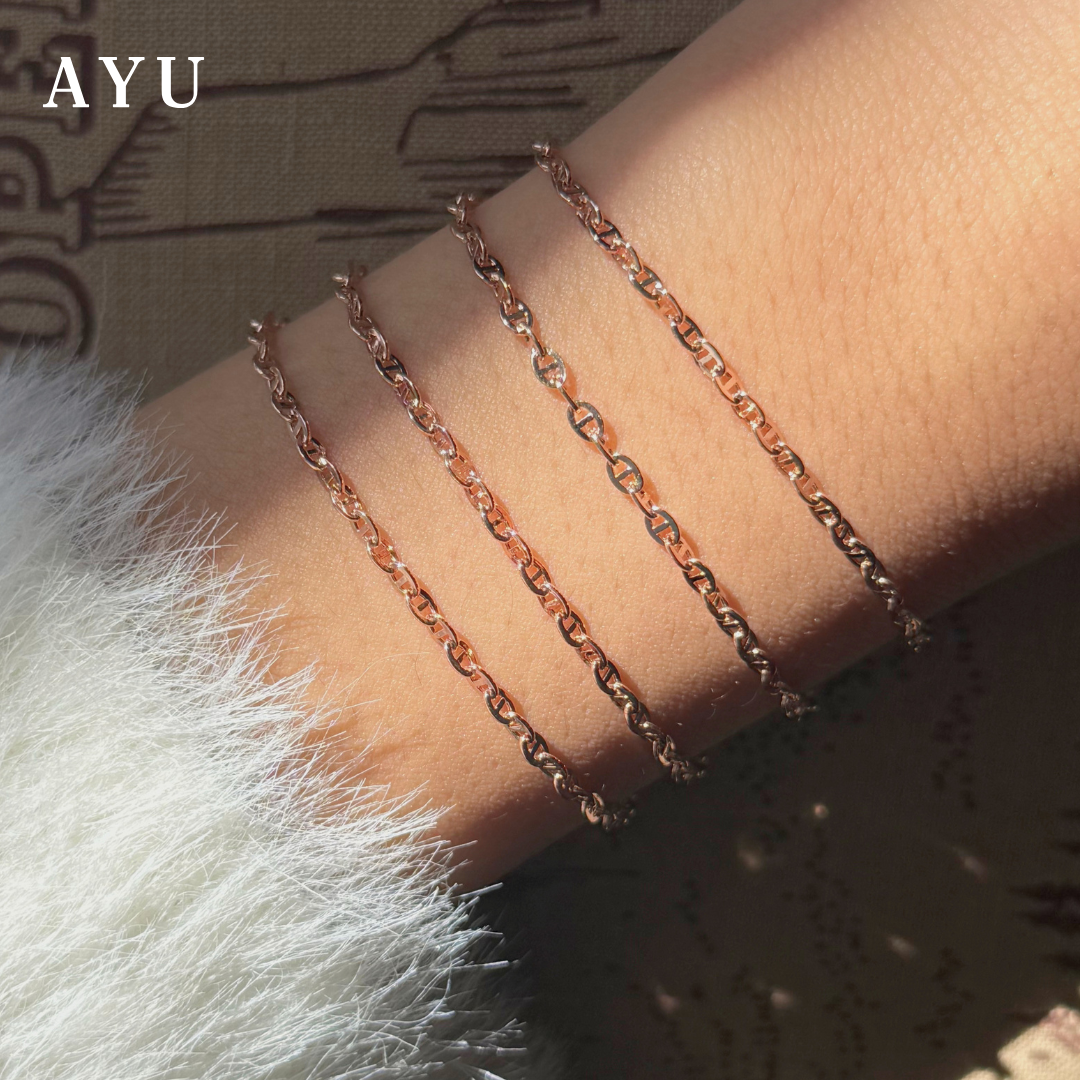AYU Gelang Emas - Hemmy Bracelet 17k Rose Gold