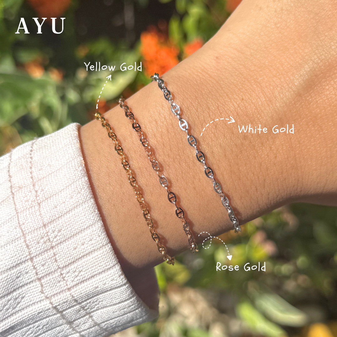 AYU Gelang Emas - Hemmy Bracelet 17k Rose Gold