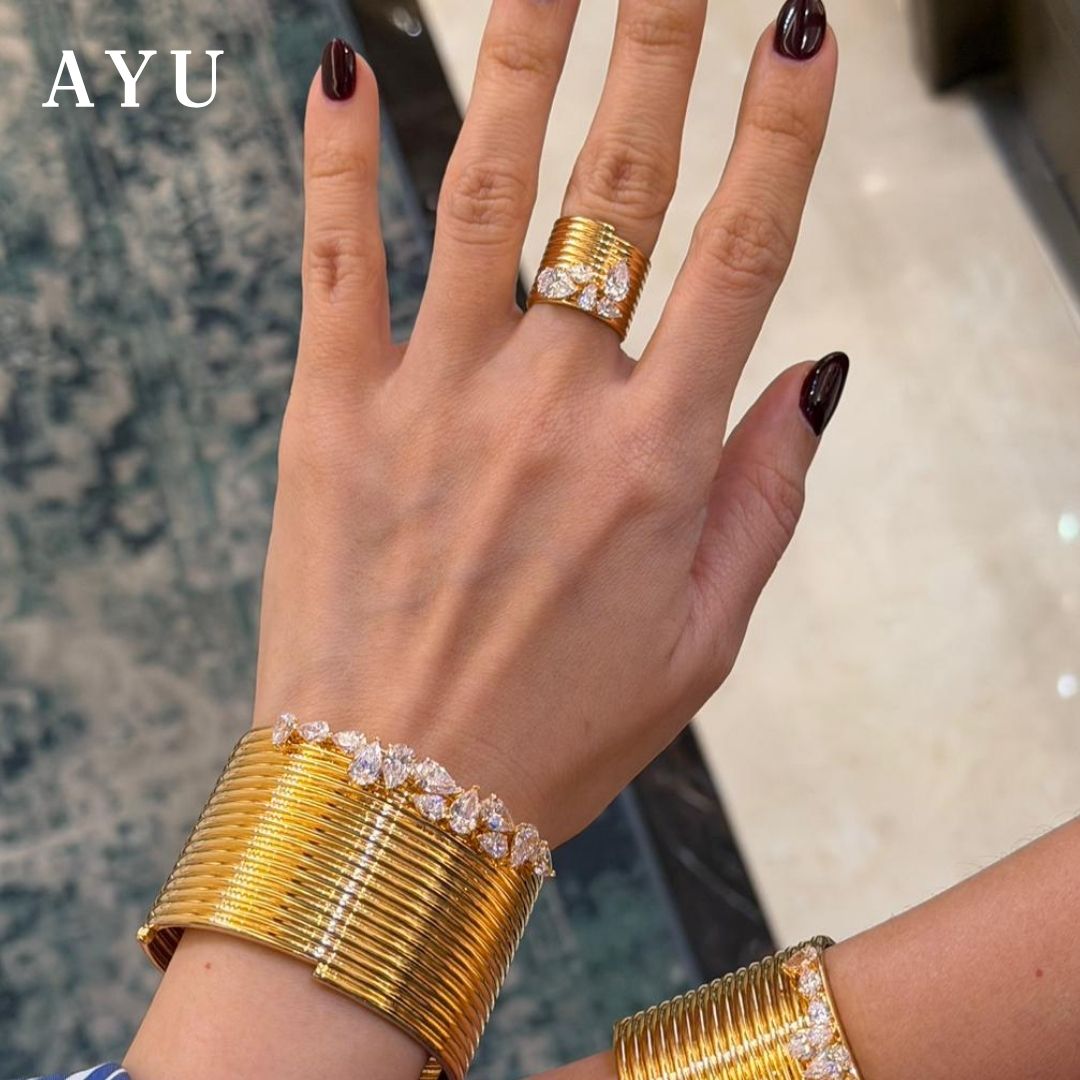 AYU Cincin Emas - Cleopatra Ring 16k Yellow Gold