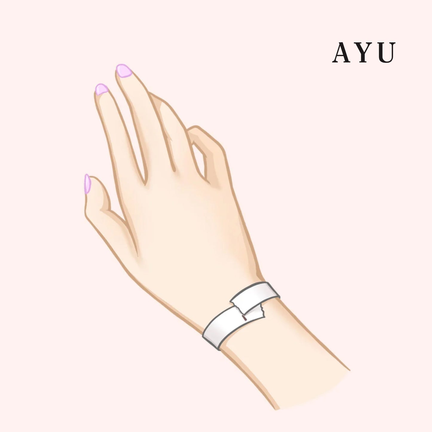 AYU Gelang Emas - Bunny Infinity Chain Bracelet 16k Yellow Gold