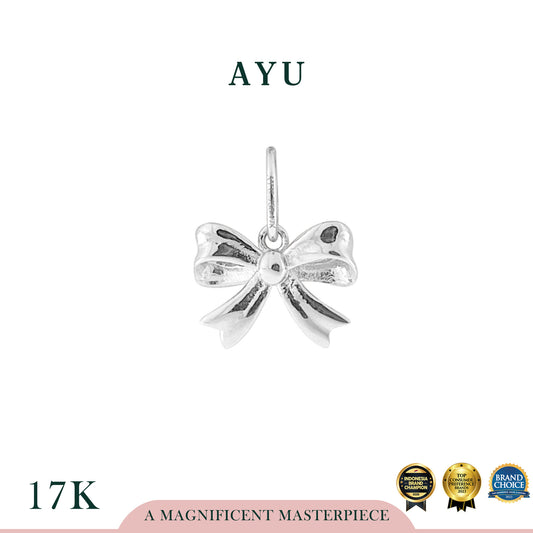 AYU Liontin Emas - Gold Ribbon Pendant 17k White Gold