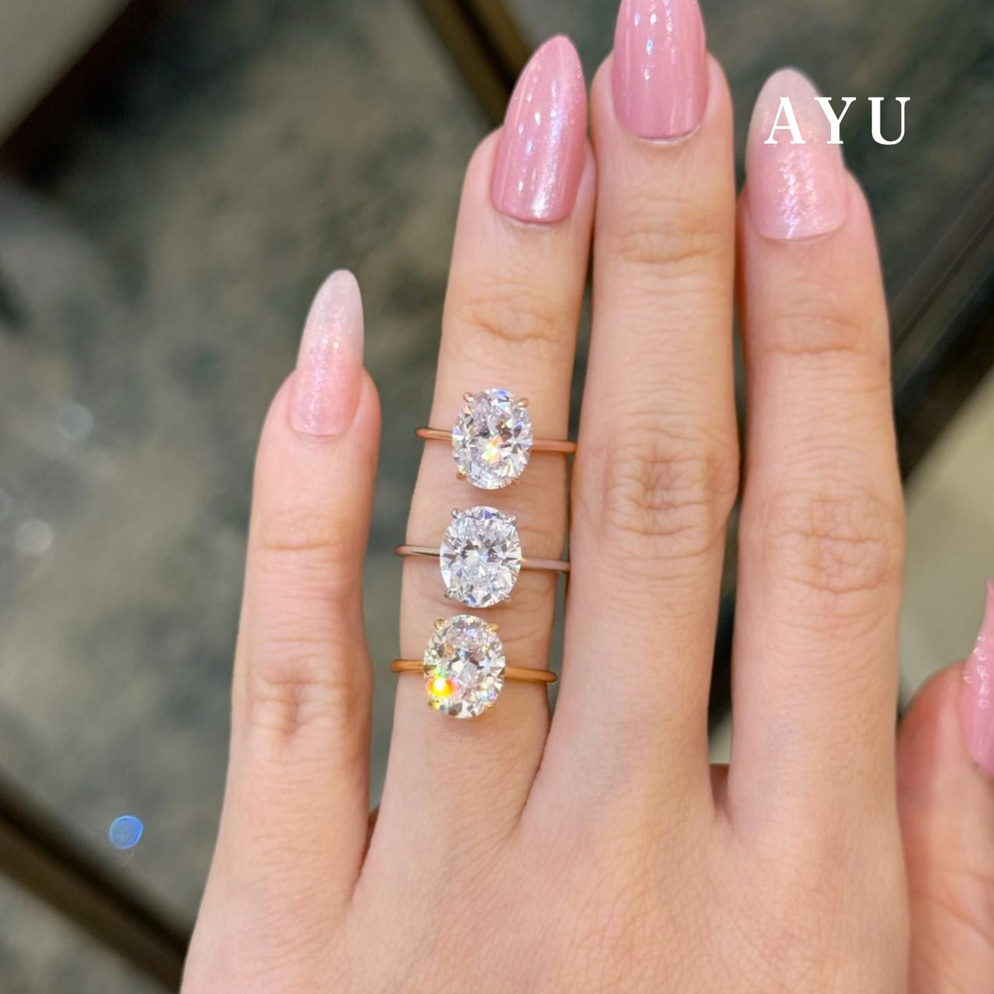 The AYU Djudju Solitaire Ring 16k Yellow Gold