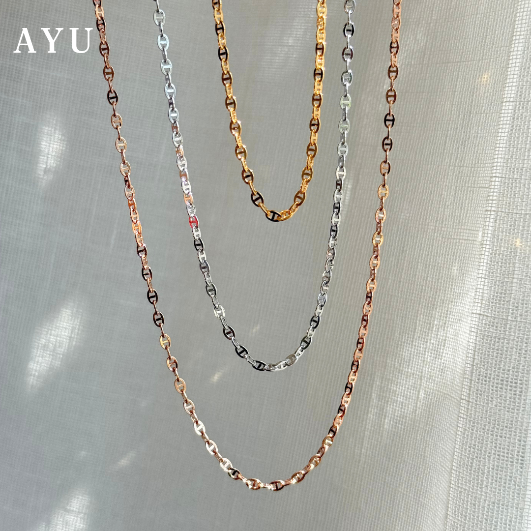 AYU Kalung Emas - Hemmy Necklace 17k Rose Gold