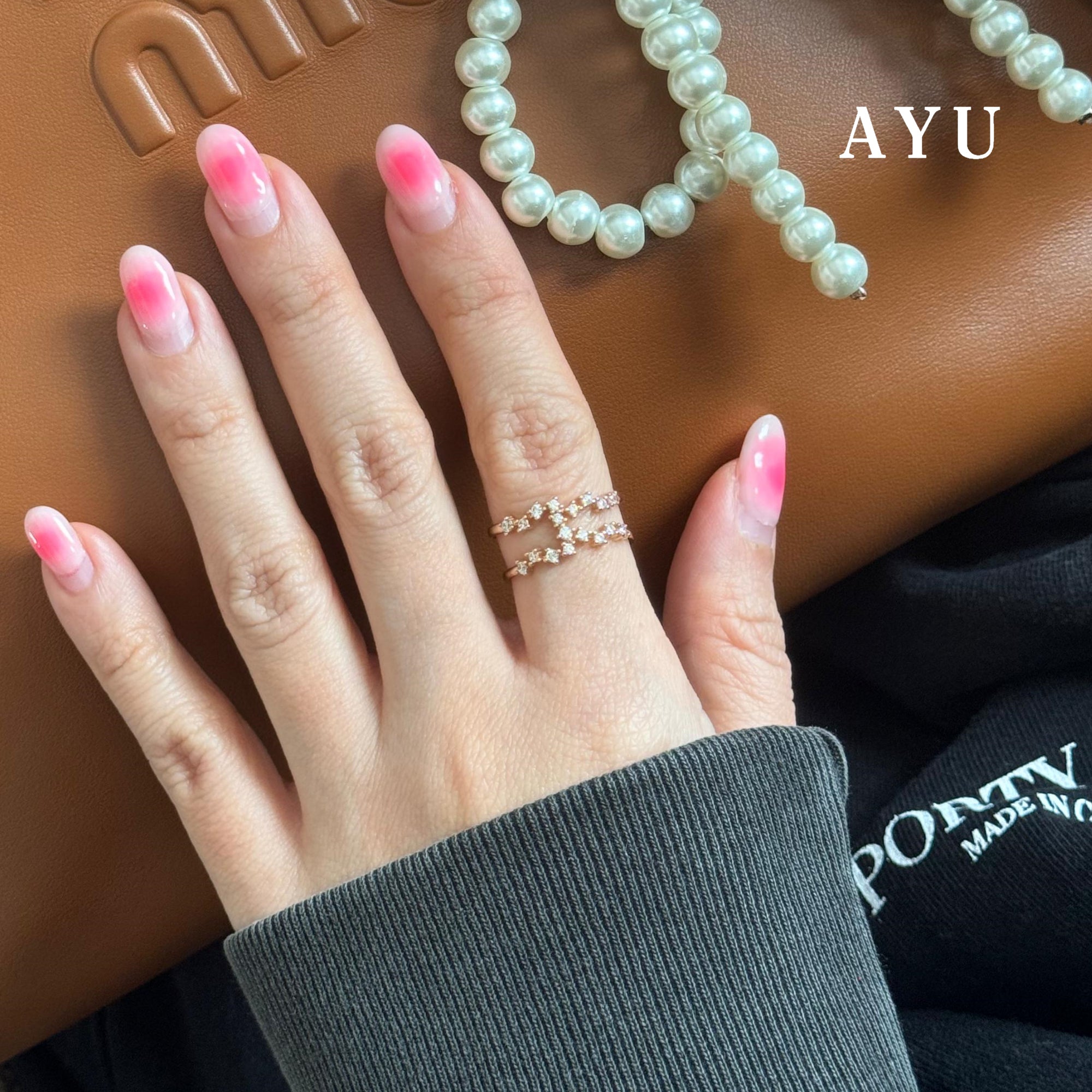 AYU Cincin Emas - Double Milky Way Ring 16k Yellow Gold