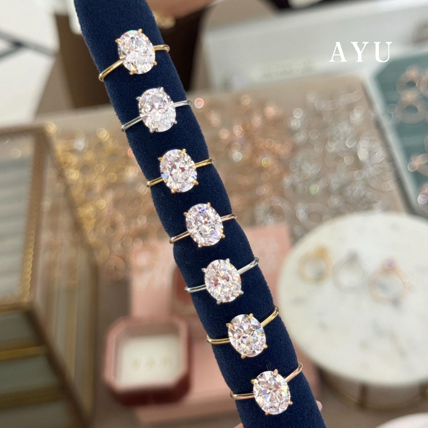 The AYU Djudju Solitaire Ring 16k Yellow Gold