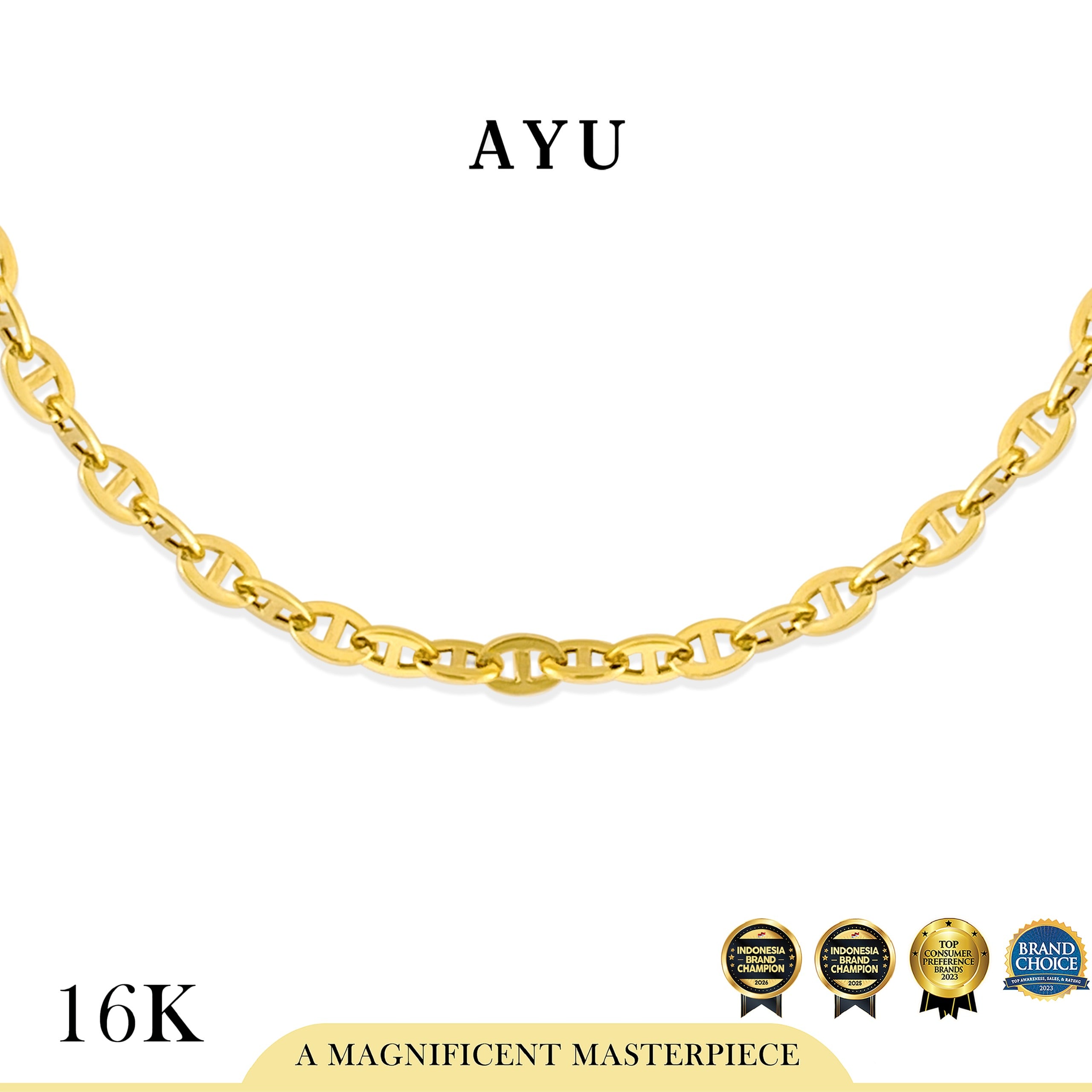 AYU Gelang Emas - Hemmy Bracelet 16k Yellow Gold