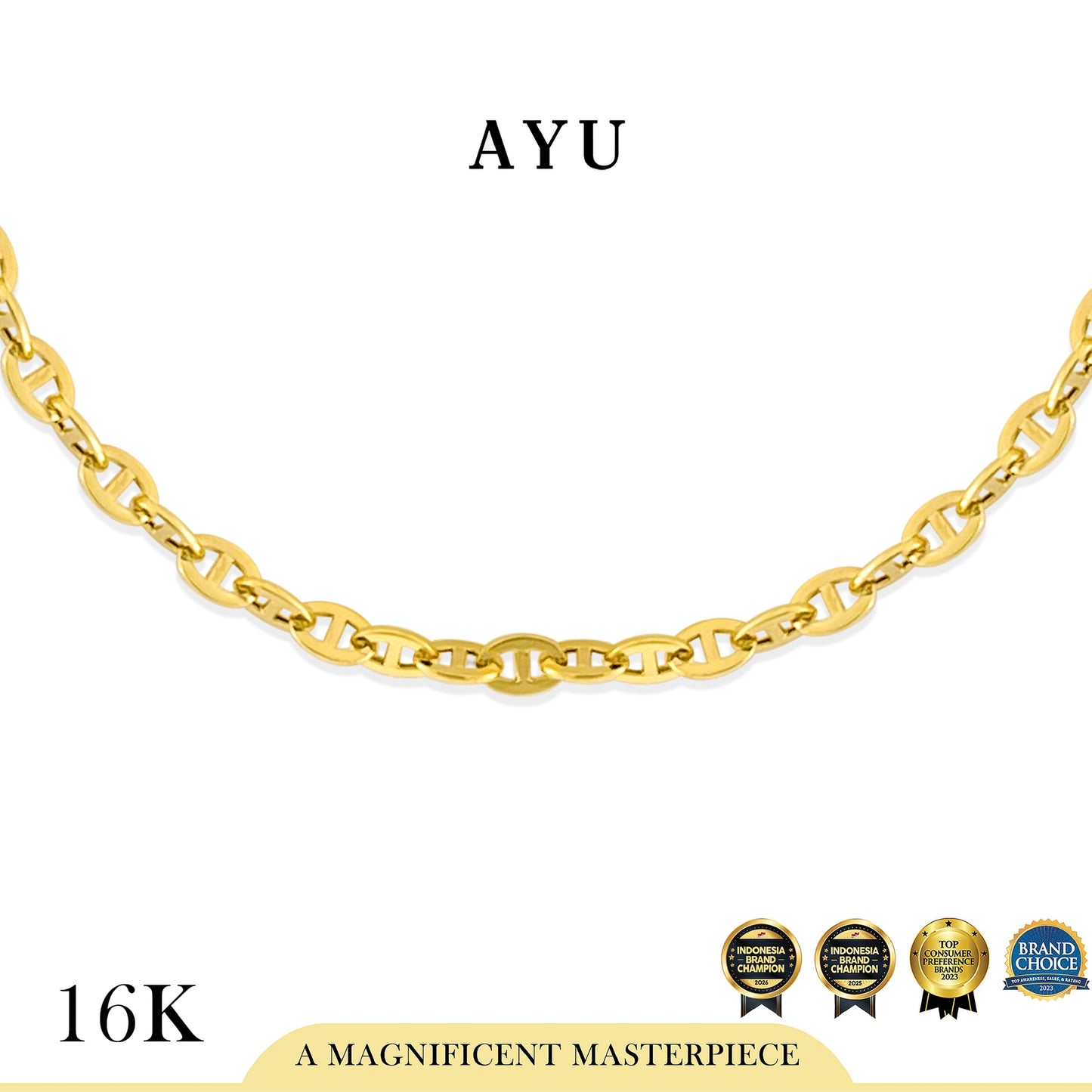 AYU Gelang Emas - Hemmy Bracelet 16k Yellow Gold