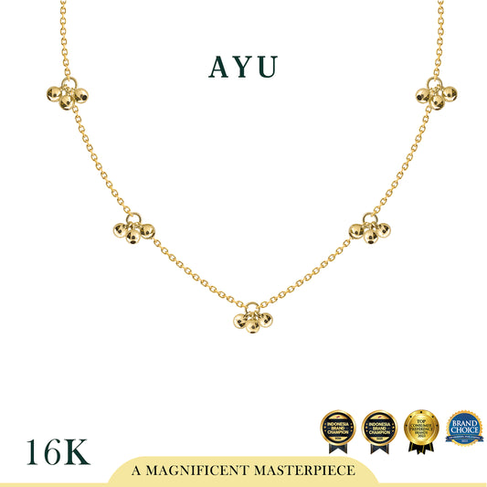 AYU Kalung Emas - Berry Sprinkle Necklace 16k Yellow Gold