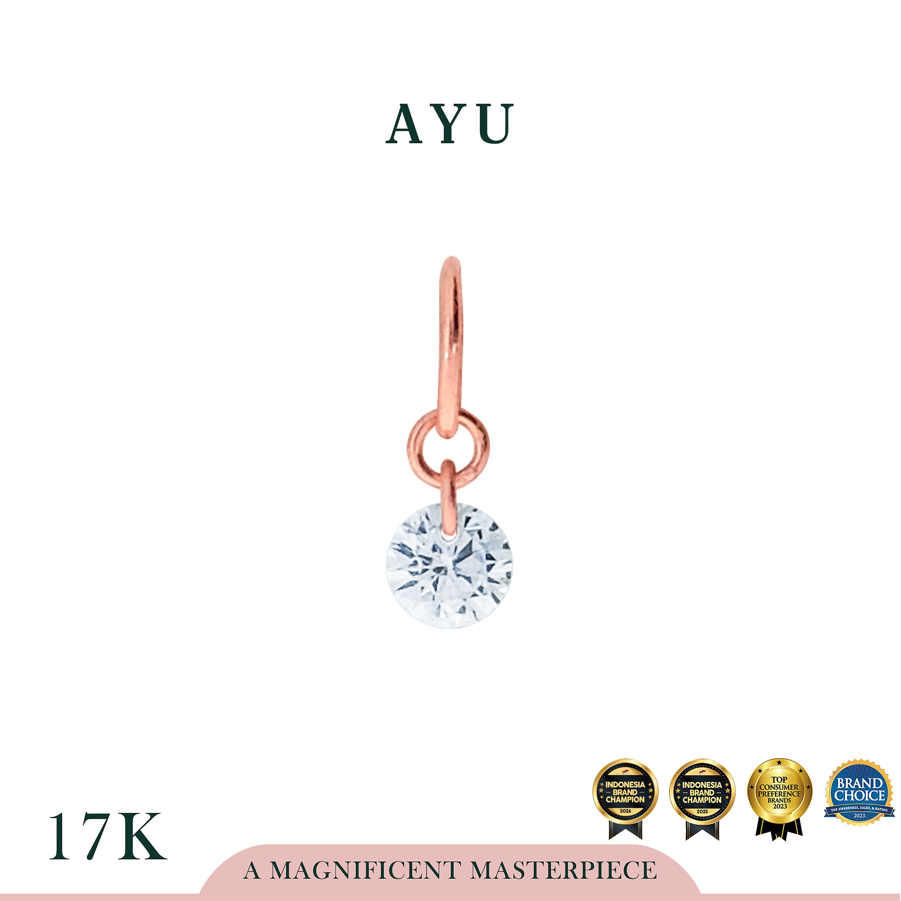 AYU Liontin Emas - Candy Pop Pendant 17k