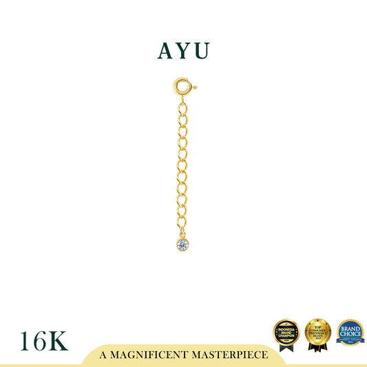 AYU Chain Extender 16k Yellow Gold