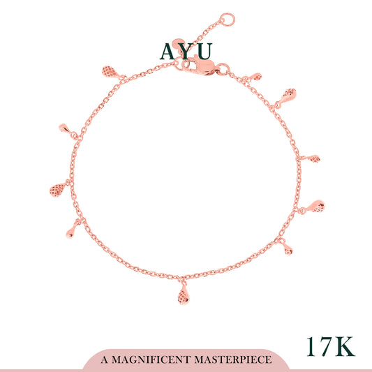 AYU Gelang Emas - Multi Gold Raindrops Bracelet 17k