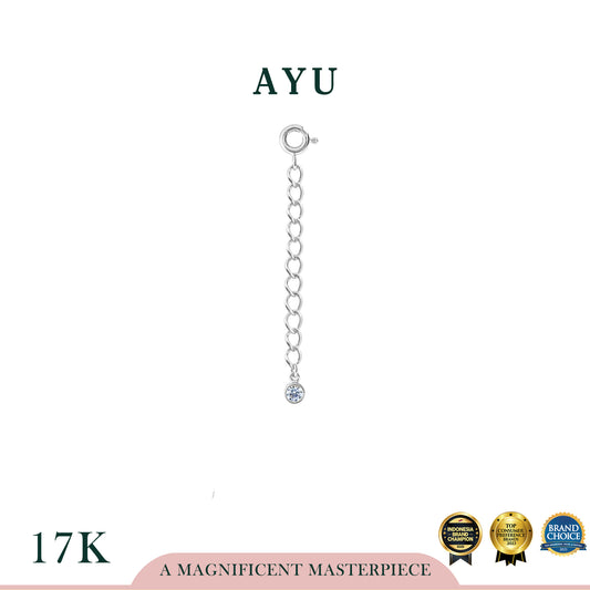 AYU Chain Extender 17k White Gold