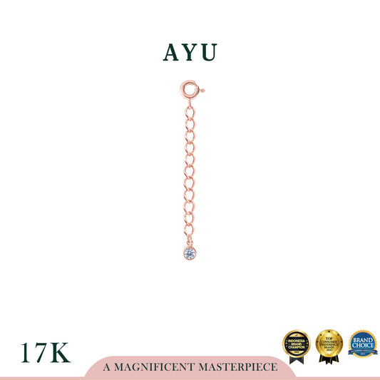 AYU Chain Extender 17k Rose Gold