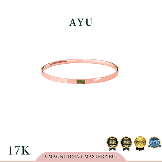 AYU Cincin Emas - Gold Paper Ring 17k Rose Gold