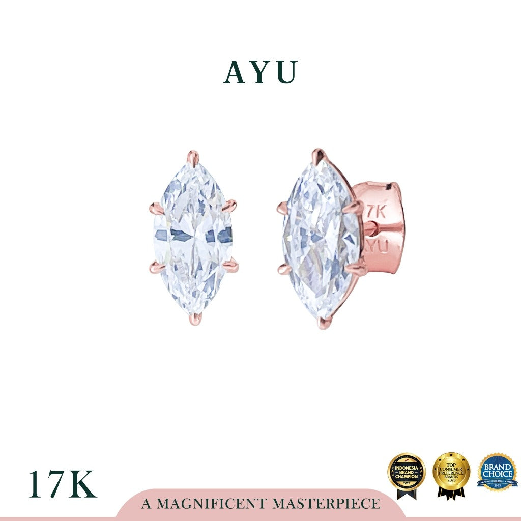 AYU Anting Emas - Selly Studs 17k