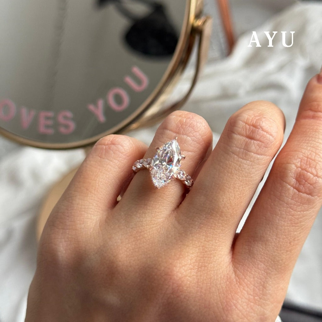 AYU Cincin Emas - The Ayu Selly Ring 16k Yellow Gold