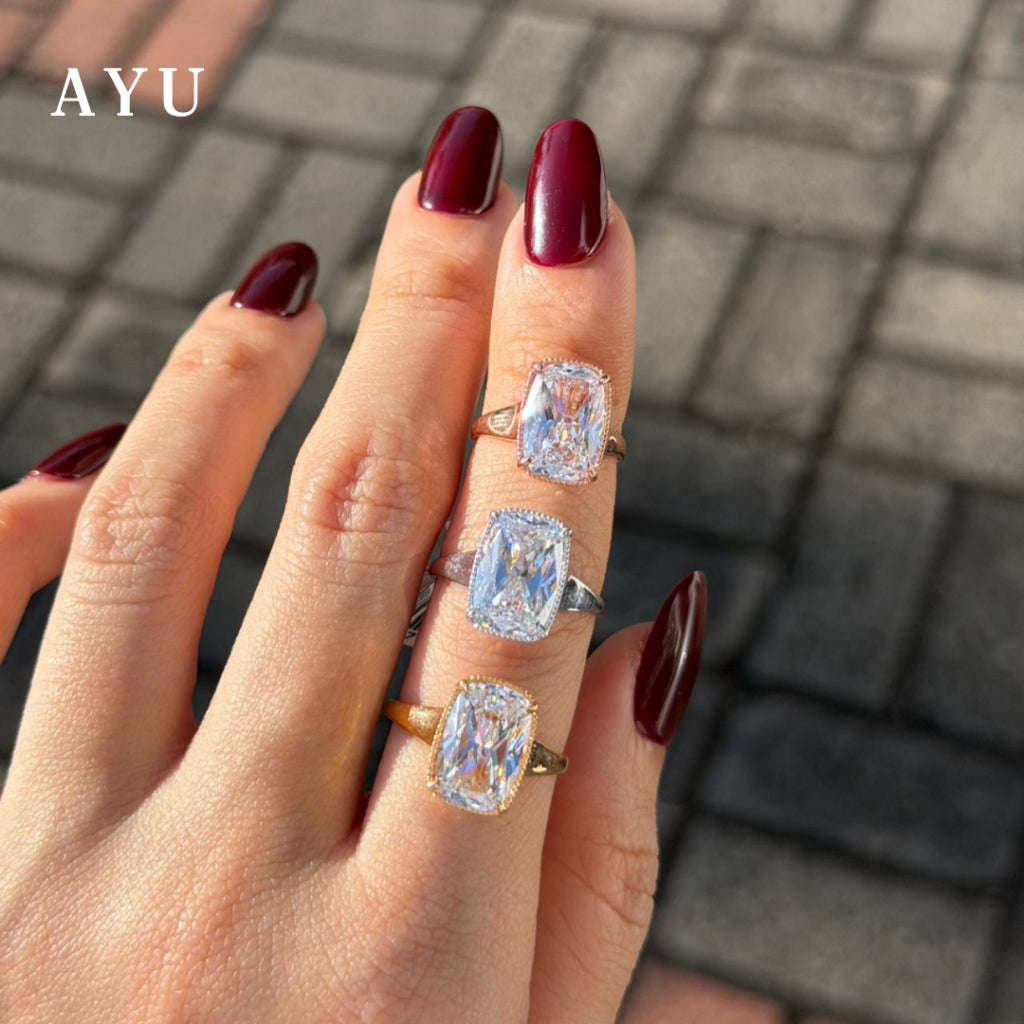 AYU Cincin Emas - The Ophelia Solitaire 16k Yellow Gold