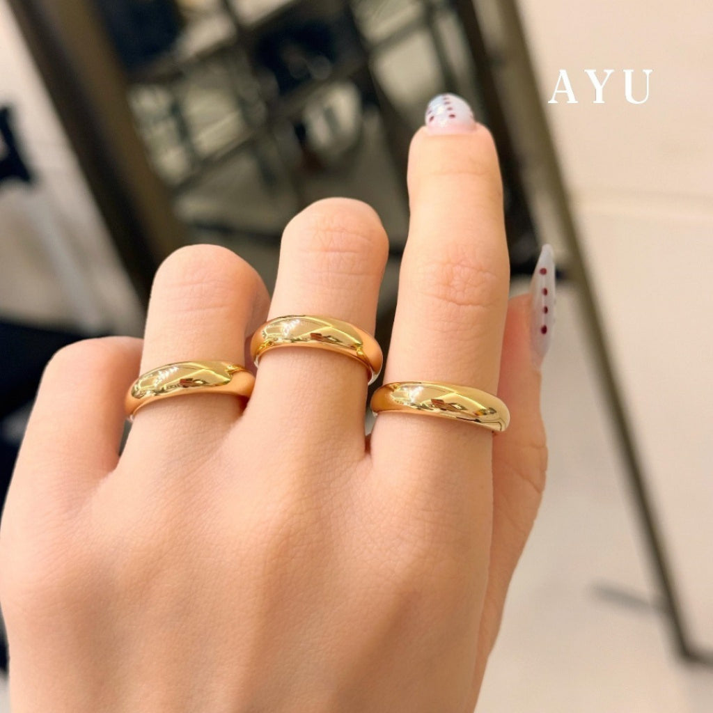 AYU Cincin Emas - Golden Globe Ring 17k Rose Gold