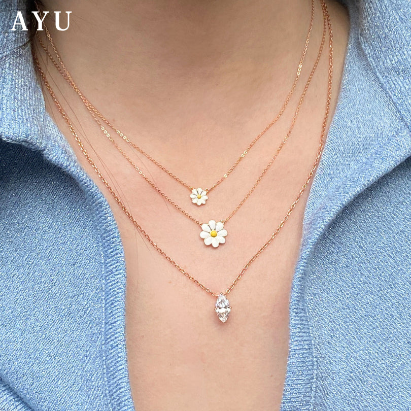 The AYU Mini Selly Adjustable Necklace 16k Yellow Gold