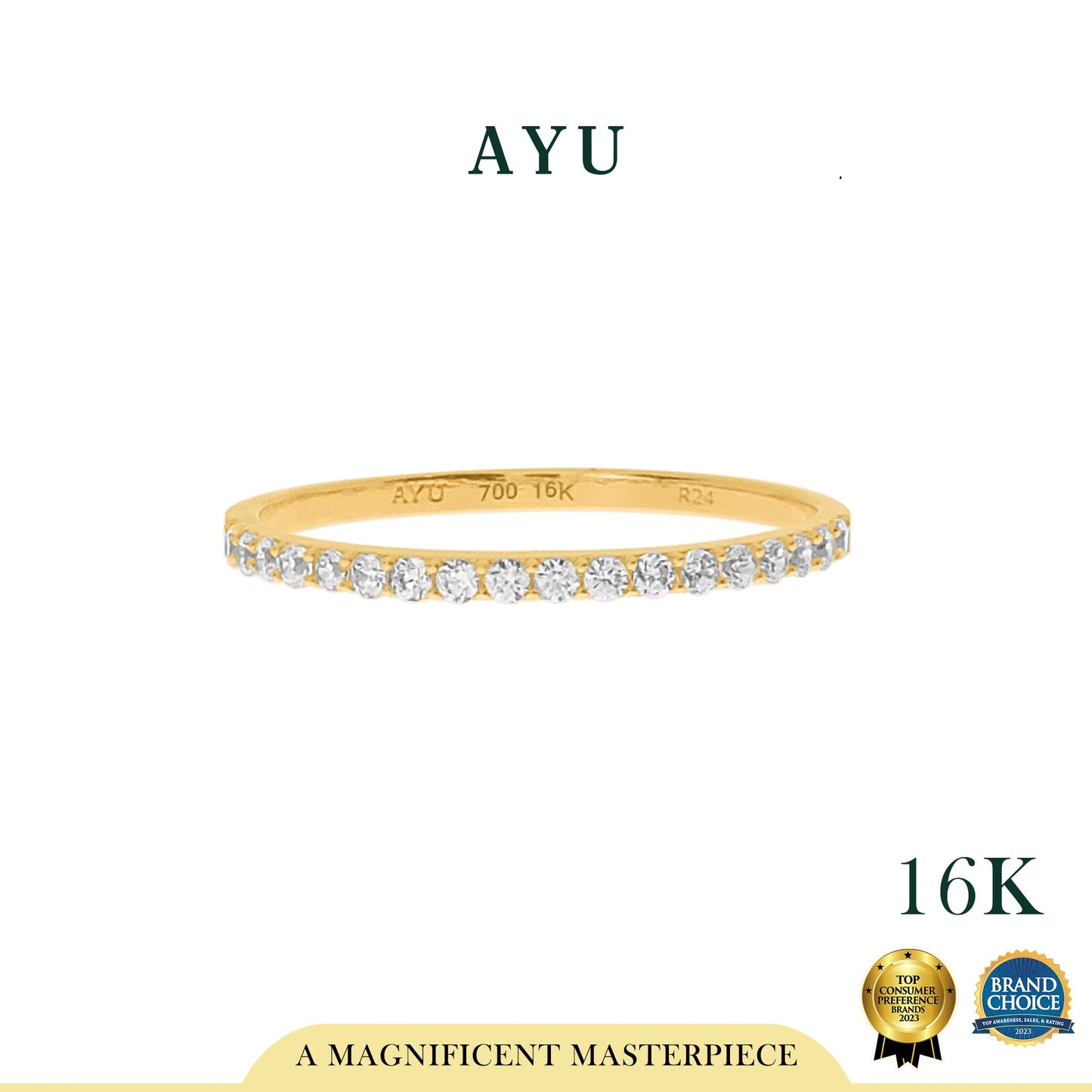 THE ORIGINAL AYU STACK 16K Yellow Gold