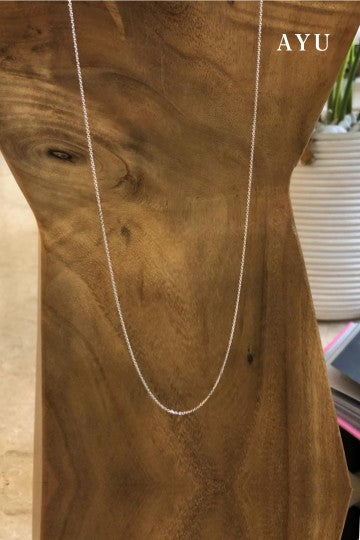 AYU Kalung Emas - Trixie Chain 17K White Gold