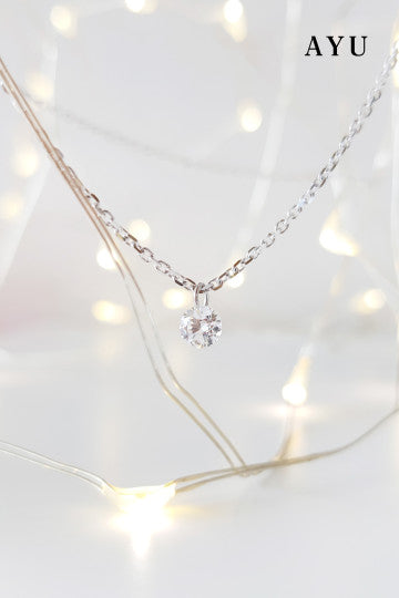 AYU CANDY POP CHAIN NECKLACE 17K WHITE GOLD