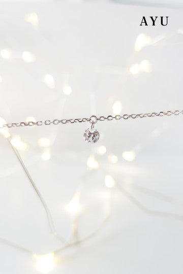 AYU Gelang Emas - Candy pop Chain Bracelet 17K White Gold